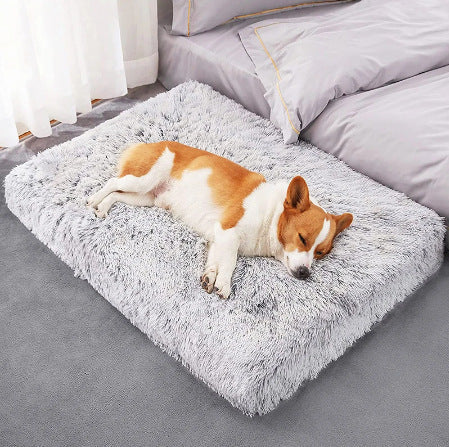 Orthopedic Waterproof Plush Dog Bed for Better Sleep